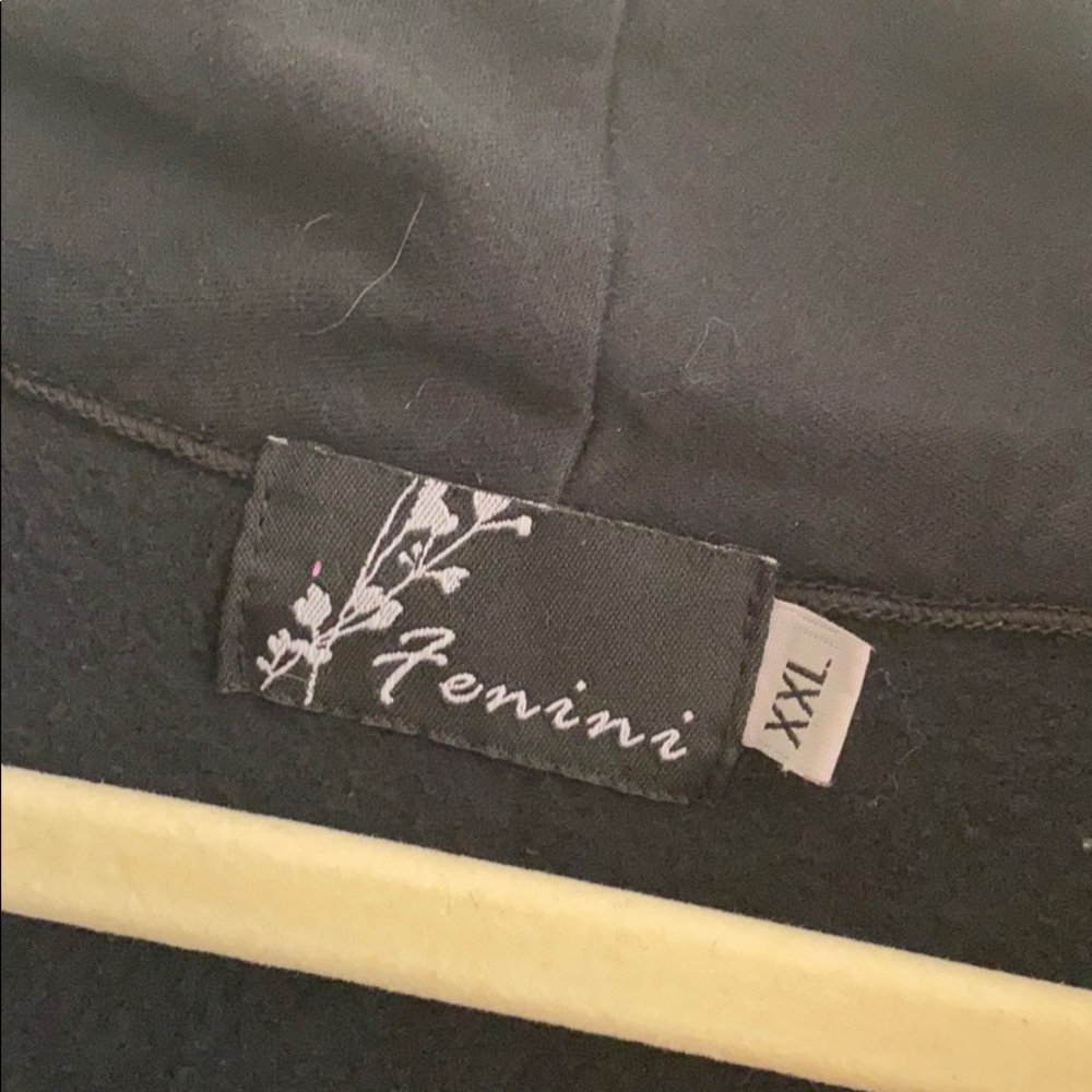 Fenini Xxl Black Button Down Jacket - image 2